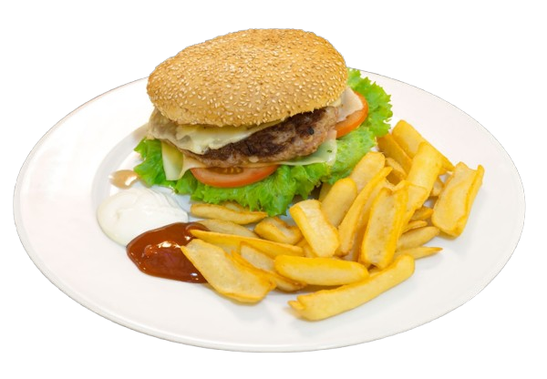 Angus Burger irlandese del The Garrison con patate fritte